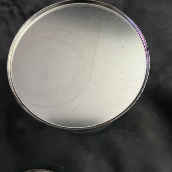 Vintage Navy Blue Polka Dot Goose Geese Duck Tin Box Canisters One With Handle - Picture 9 of 16